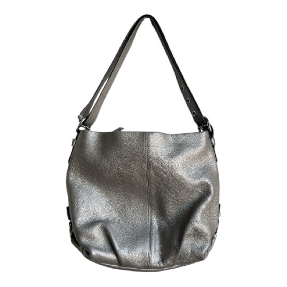 Coach F15064 Silver Shoulder Crossbody Bag
